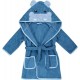 Halat de baie cu urechi Hippo Cu buzunare Cu cordon Bubaba 4 - 6 ani Marime 110/116 Blue