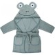 Halat de baie cu urechi Frog Cu buzunare Cu cordon Bubaba 4 - 6 ani Marime 110/116 Green