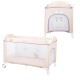 Patut pliant cu un nivel Ballon Cu intrare laterala cu fermoar 2 roti 120x60 cm Conform cu standardul european de securitate EN 