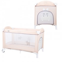 Patut pliant cu un nivel Ballon Cu intrare laterala cu fermoar 2 roti 120x60 cm Conform cu standardul european de securitate EN 