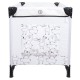 Patut pliant cu doua nivele Safari 120x60 cm Cu carusel cu 3 jucarii Masuta de infasat 2 Roti Cu buzunar lateral Cu intrare late
