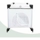 Patut pliant cu doua nivele Safari 120x60 cm Cu carusel cu 3 jucarii Masuta de infasat 2 Roti Cu buzunar lateral Cu intrare late