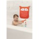 Saculet pentru jucariile de baie Fox Cu sistem de prindere cu ventuze Dimensiune 32x38 cm FreeON