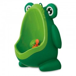 Pisoar baieti Frog Cu ventuze Cu tinta rotativa FreeON Green