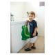 Pisoar baieti Frog Cu ventuze Cu tinta rotativa FreeON Green