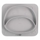 Farfurie compartimentata din silicon fara BPA FreeON 26 x 23 x 2.6 cm Teddy Bear Grey