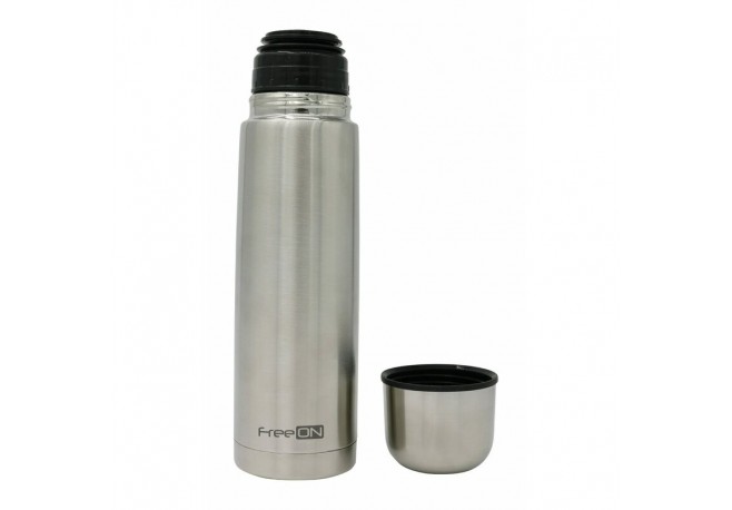Termos lichide Din inox inoxidabil 500 ml FreeON Gri