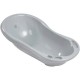 Cadita ergonomica de baie cu dop de scurgere Stars 84 x 49 x 30 cm Keeeper Grey