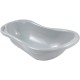 Cadita ergonomica de baie cu dop de scurgere Stars 84 x 49 x 30 cm Keeeper Grey