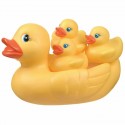 Set de joaca de baie Ratusca cu trei bococi Fara gauri Playgro