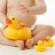 Set de joaca de baie Ratusca cu trei bococi Fara gauri Playgro