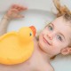 Set de joaca de baie Ratusca cu trei bococi Fara gauri Playgro