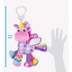 Jucarie mare pentru carucior scoica auto si patut Cu jucarie de dentitie Cu sunete Activity Friend Stella Unicorn 39 cm Playgro