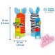 Botosei si bratari cu zornaitoare Animalute dragute pentru bebelusi Set 4 piese 2 pentru maini si 2 pentru picioare Jungle Wrist