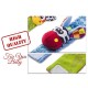 Botosei si bratari cu zornaitoare Animalute dragute pentru bebelusi Set 4 piese 2 pentru maini si 2 pentru picioare Jungle Wrist