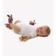 Botosei si bratari cu zornaitoare Animalute dragute pentru bebelusi Set 4 piese 2 pentru maini si 2 pentru picioare Jungle Wrist