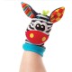 Botosei si bratari cu zornaitoare Animalute dragute pentru bebelusi Set 4 piese 2 pentru maini si 2 pentru picioare Jungle Wrist