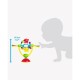 Jucarie pentru scaunul de masa Cu ventuza Cu activitati Rotativa High chair Spinning Toy 19.5 cm Playgro