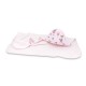 Qmini - Prosop mare cu gluga Dimensiune 100x100 cm Din bumbac si thermo fleece Materiale certificate Oeko Tex Standard 100 Fox a