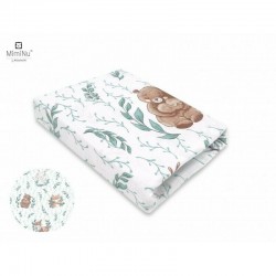 MimiNu - Cearceaf cu elastic pentru patut co-sleeper Theo Dimensiune 85 x 46 cm Din bumbac certificat Oeko Tex Standard 100 Lulu