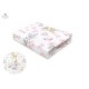 MimiNu - Set pentru bebelusi 6+1 piese Cu paturica de infasat Prosop Paturica Cearceaf 120x60 cm Fata de perna Husa pilota Jucar