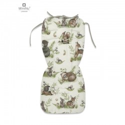 MimiNu - Salteluta pentru carucior Reversibila Cu doua fete Din catifea matlasata si bumbac Materiale certificate Oeko Tex Stand