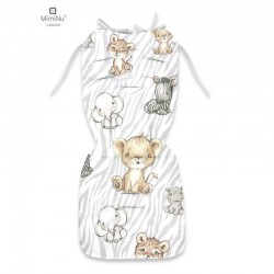 MimiNu - Salteluta pentru carucior Reversibila Cu doua fete Din catifea matlasata si bumbac Materiale certificate Oeko Tex Stand