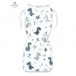 MimiNu - Salteluta pentru carucior Reversibila Cu doua fete Din catifea matlasata si bumbac Materiale certificate Oeko Tex Stand