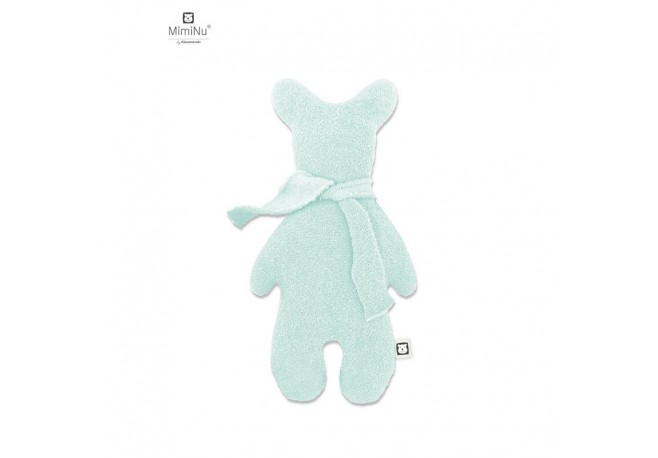 MimiNu - Jucarie textila moale pentru bebelusi Bear Krzys Din thermofrotte Dimensiune 31 x 17 cm Material certificat Oeko Tex St