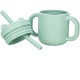 Cana din silicon fara BPA Cu manere Cu pai 6 luni+ Conform cu standardul european de securitate EN 14350:2020 FreeON Mint