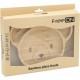 Farfurie compartimentata din bambus Cu ventuza Conform cu standardul european de securitate EN 14372:2004 FreeON Bear