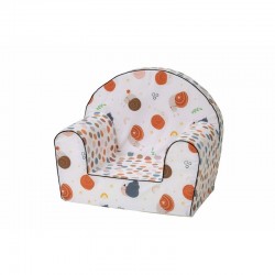 Fotoliu din burete pentru copii Snail Dimensiune 43 x 47 x 34 cm Bubaba 9 luni - 5 ani Cu Husa detasabila