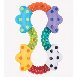 Jucarie zornaitoare Cu diferite texturi Dimensiune mare Click and twist Rattle Playgro
