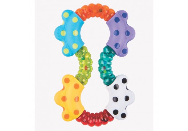 Jucarie zornaitoare Cu diferite texturi Dimensiune mare Click and twist Rattle Playgro