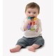 Jucarie zornaitoare Cu diferite texturi Dimensiune mare Click and twist Rattle Playgro