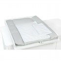 Saltea de infasat YappyNatureGrey cu doua cearceafuri impermeabile YappyKids 73x55 cm Gri