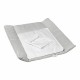 Saltea de infasat YappyNatureGrey cu doua cearceafuri impermeabile YappyKids 73x55 cm Gri