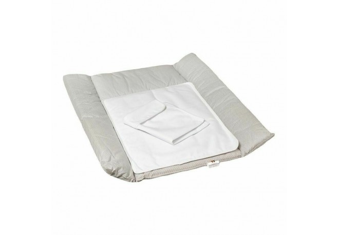 Saltea de infasat YappyNatureSand cu doua cearceafuri impermeabile YappyKids 73x55 cm Bej