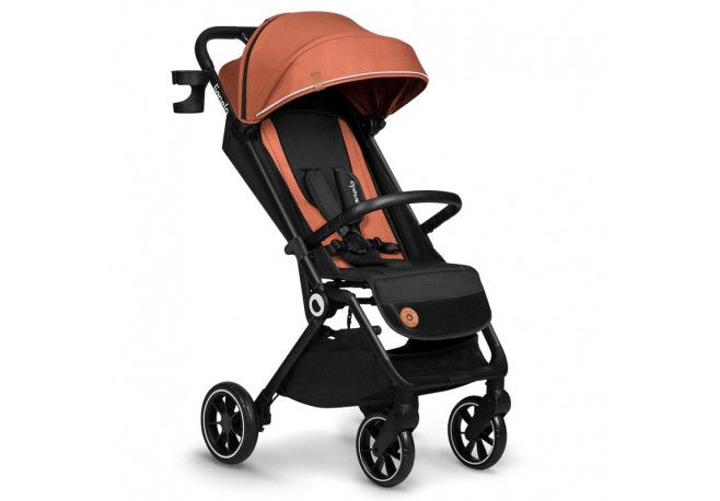 Lionelo - Carucior sport Cloe De la nastere Cu accesorii Cadru din aluminiu 0-22 kg Usor Pliabil cu o singura mana Ideal pentru 