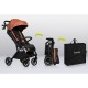 Lionelo - Carucior sport Cloe De la nastere Cu accesorii Cadru din aluminiu 0-22 kg Usor Pliabil cu o singura mana Ideal pentru 