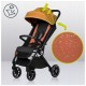 Lionelo - Carucior sport Cloe De la nastere Cu accesorii Cadru din aluminiu 0-22 kg Usor Pliabil cu o singura mana Ideal pentru 