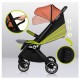 Lionelo - Carucior sport Cloe De la nastere Cu accesorii Cadru din aluminiu 0-22 kg Usor Pliabil cu o singura mana Ideal pentru 