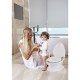 Olita Minitoaleta Multifunctionala Cu sunete Mini Toilet FreeON 40 cm x 28 cm x 36 cm White
