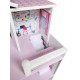 Casuta de papusi din lemn Dimensiune mare 70 x 24 x 70 cm Construita pe 3 niveluri cu 3 camere Accesorizata cu mobilier Free2Pla