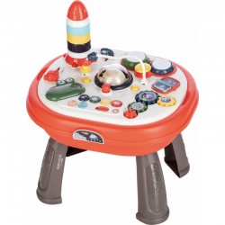 Masuta interactiva 2 in 1 pentru bebelusi Educationala Cu lumini si sunete Cu panou detasabil si reversibil Partea reversibila p