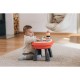 Masuta interactiva 2 in 1 pentru bebelusi Educationala Cu lumini si sunete Cu panou detasabil si reversibil Partea reversibila p