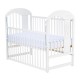 Qmini - Patut din lemn Julia II Elefantel 120x60 cm Cu laterala culisanta Din lemn de pin Stabil si rezistent Inaltime saltea re