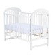 Qmini - Patut din lemn Julia II Elefantel 120x60 cm Cu laterala culisanta Din lemn de pin Stabil si rezistent Inaltime saltea re