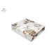 MimiNu - Cearceaf cu elastic pentru patut 120X60 cm Din bumbac certificat Oeko Tex Standard 100 Design Pirates Natural