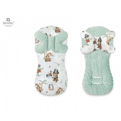 MimiNu - Protectie textila pentru carucior scaun auto si scaun de bicicleta Cu perna Butterfly Materiale certificate Oeko Tex St